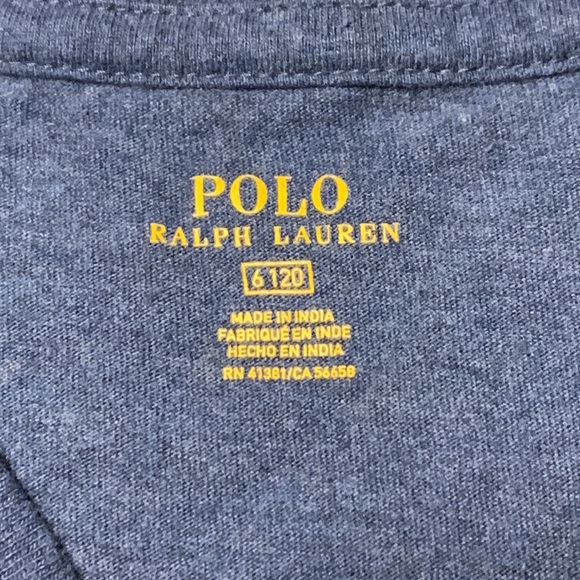 Ralph Lauren Polo Little Boys L/S Tee, GUC, Size 6 - Picture 2 of 8